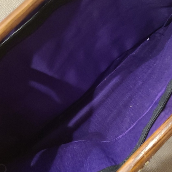 NWOT Indian Style Sequin Satchel Handbag - Picture 6 of 6